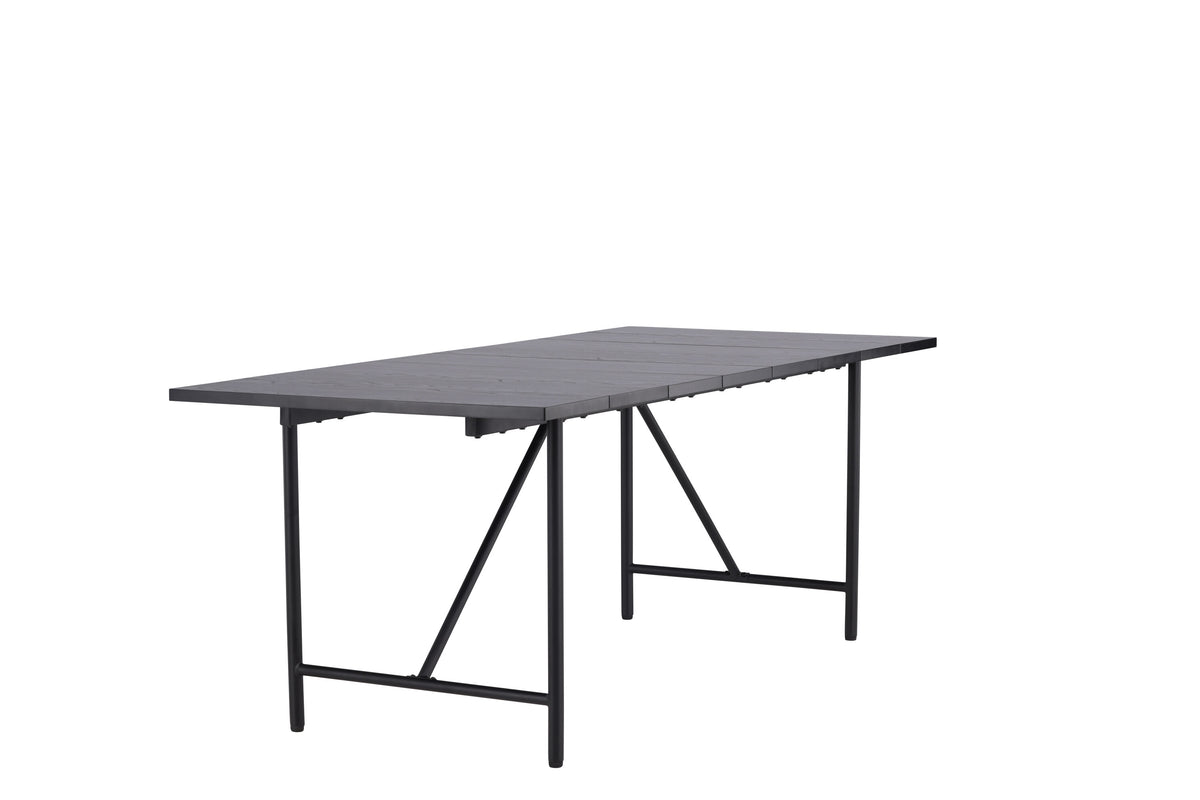 Astrid spisebord - 200 × 90 cm - sort - billede 5