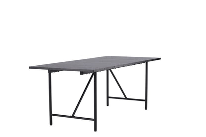 Astrid spisebord - 200 × 90 cm - sort - billede 5