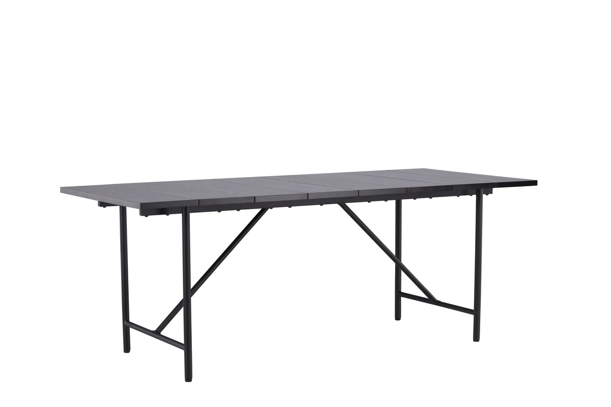 Astrid spisebord - 200 × 90 cm - sort - billede 6