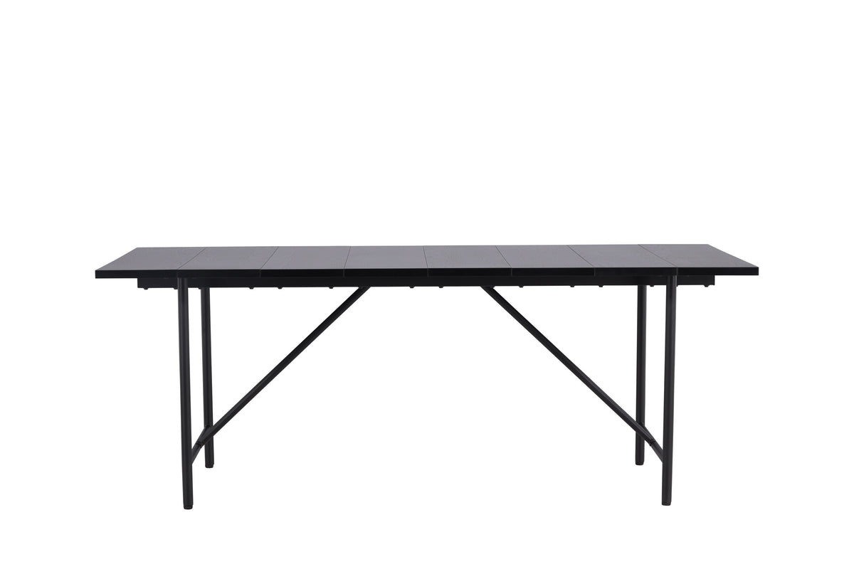 Astrid spisebord - 200 × 90 cm - sort - billede 7
