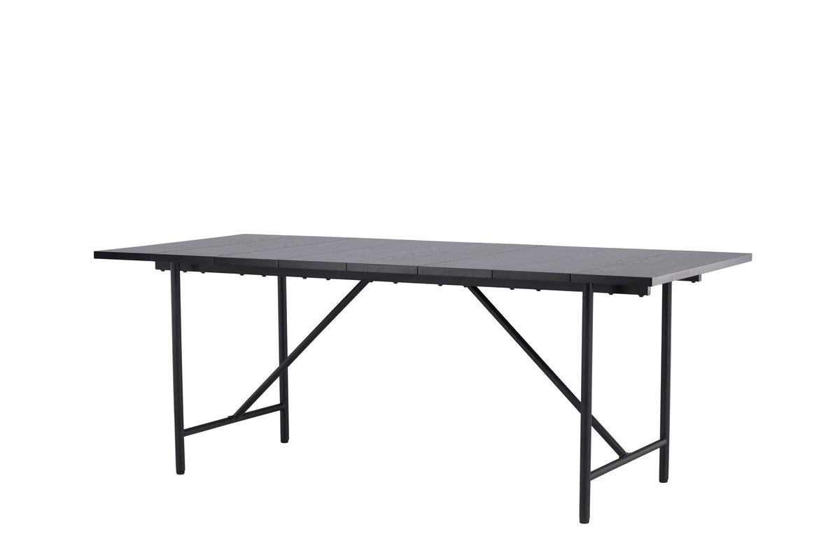 Astrid spisebord - 200 × 90 cm - sort - billede 8