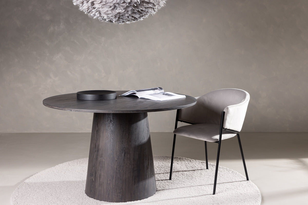 Lanzo rundt spisebord - Ø120 cm - mokka - billede 13