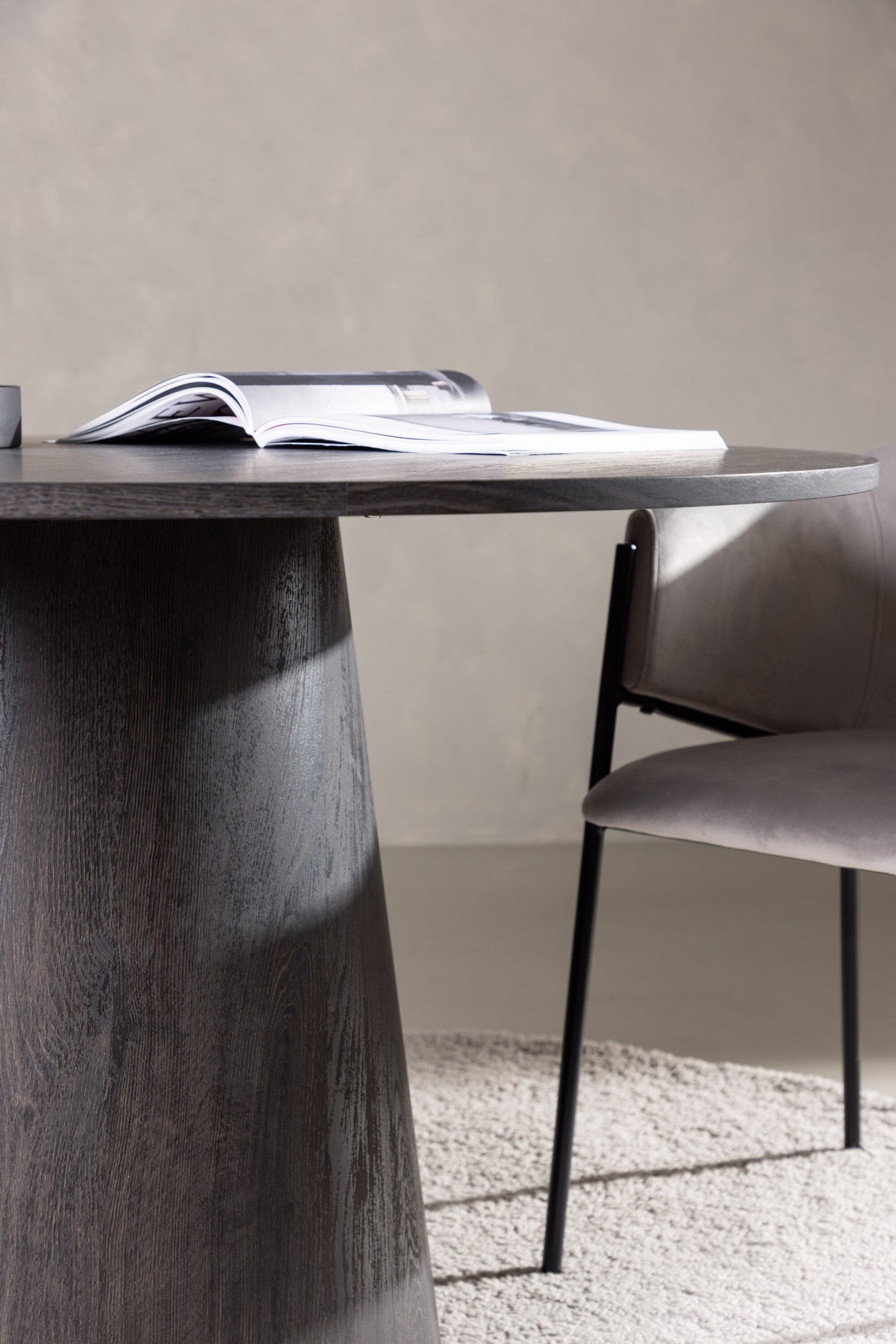 Lanzo rundt spisebord - Ø120 cm - mokka - billede 20