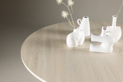 Lanzo rundt spisebord - Ø120 cm - hvidpigmenteret - billede 14