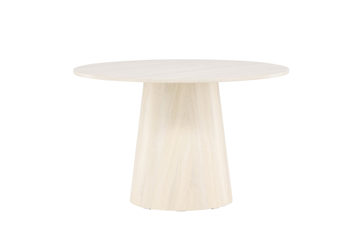 Lanzo rundt spisebord - Ø120 cm - hvidpigmenteret - billede 11