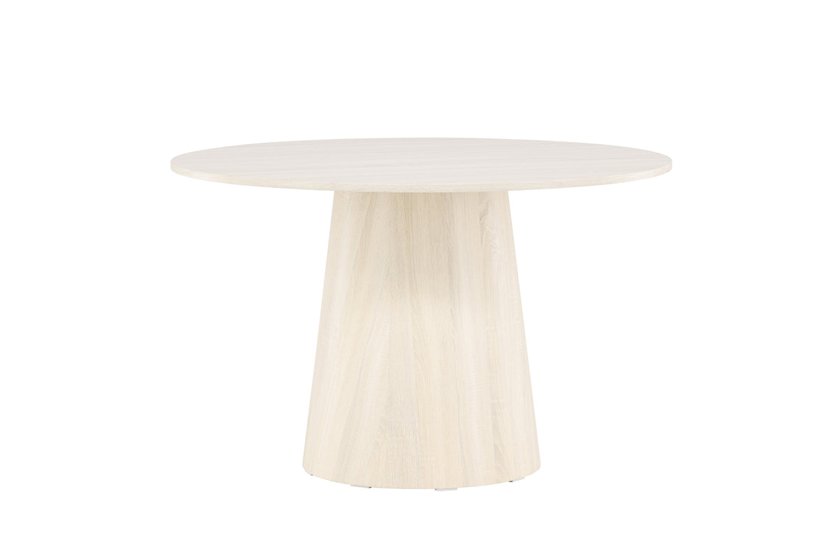 Lanzo rundt spisebord - Ø120 cm - hvidpigmenteret - billede 12