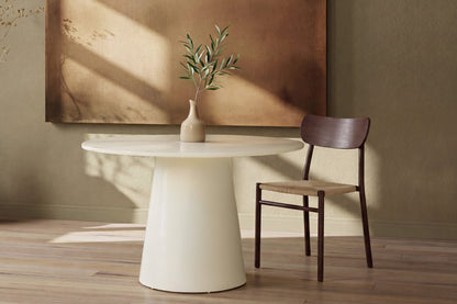 Lanzo rundt spisebord - Ø120 cm - beige - billede 2