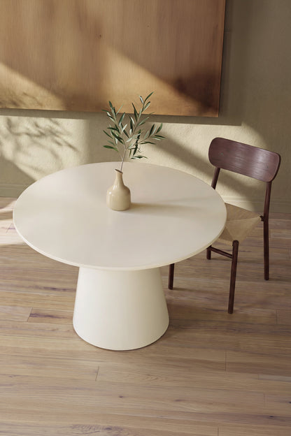 Lanzo rundt spisebord - Ø120 cm - beige - billede 7