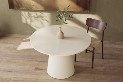 Lanzo rundt spisebord - Ø120 cm - beige - billede 3