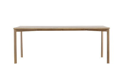Damon spisebord - 200 × 90 cm - hvidpigmenteret - billede 1