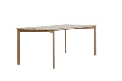 Damon spisebord - 200 × 90 cm - hvidpigmenteret - billede 5