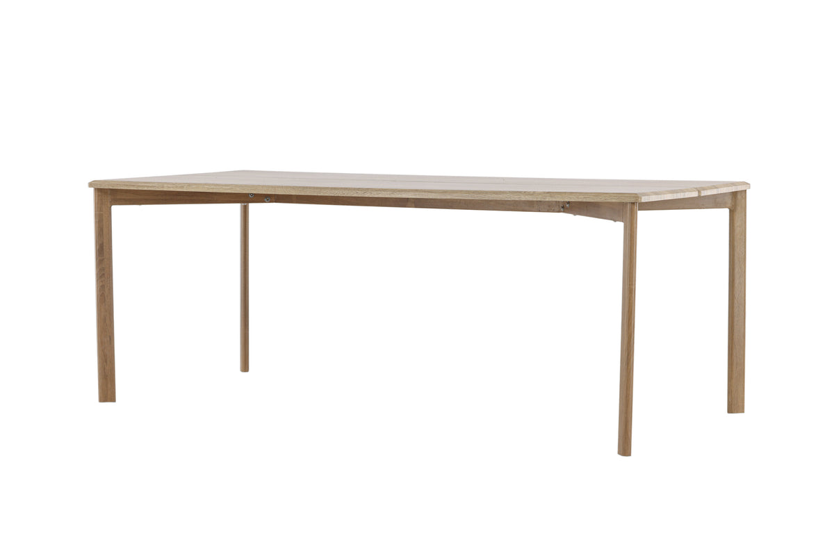 Damon spisebord - 200 × 90 cm - hvidpigmenteret - billede 8
