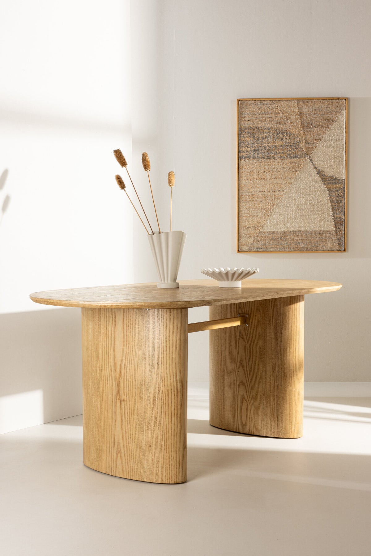 Isolde ovalt spisebord - 180 × 90 cm - natur - billede 19