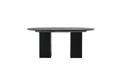Matilda rundt spisebord - Ø130 cm - sort - billede 4