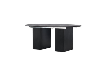 Matilda rundt spisebord - Ø130 cm - sort - billede 5