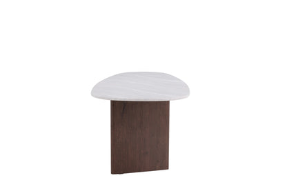 Grönvik ovalt spisebord - 180 × 90 cm - lysegrå, mokka - billede 7