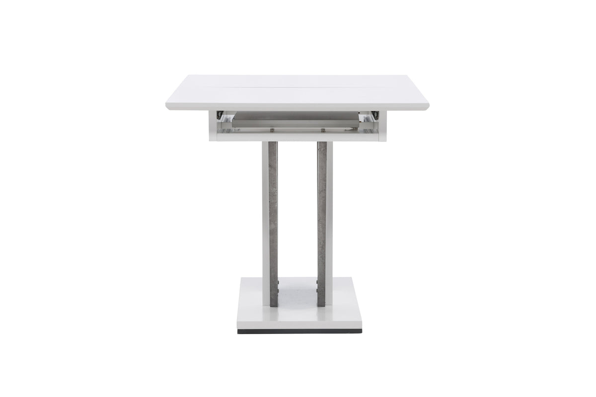 Disa spisebord - 120 × 80 cm - grå, hvid - billede 4