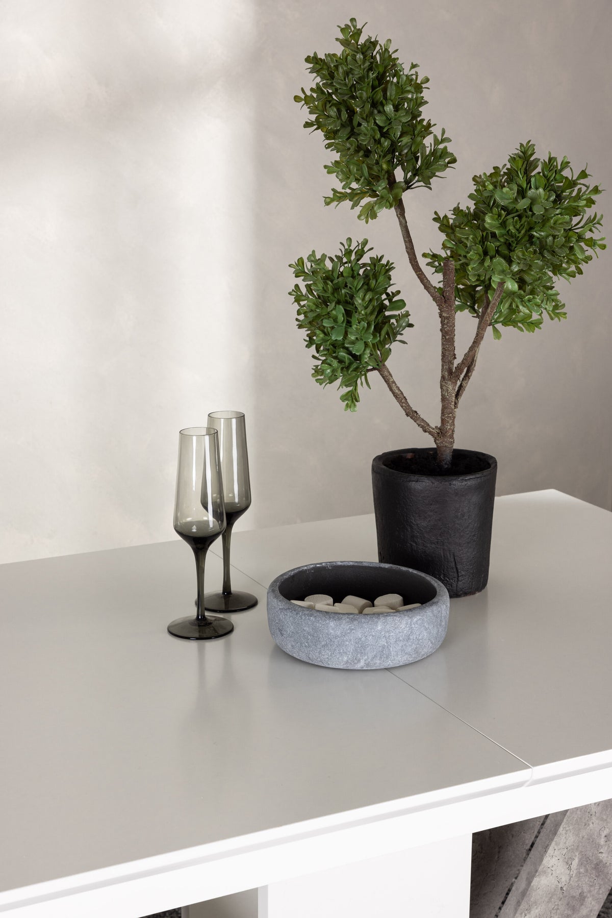 Disa spisebord - 120 × 80 cm - grå, hvid - billede 23