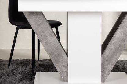 Disa spisebord - 120 × 80 cm - grå, hvid - billede 19