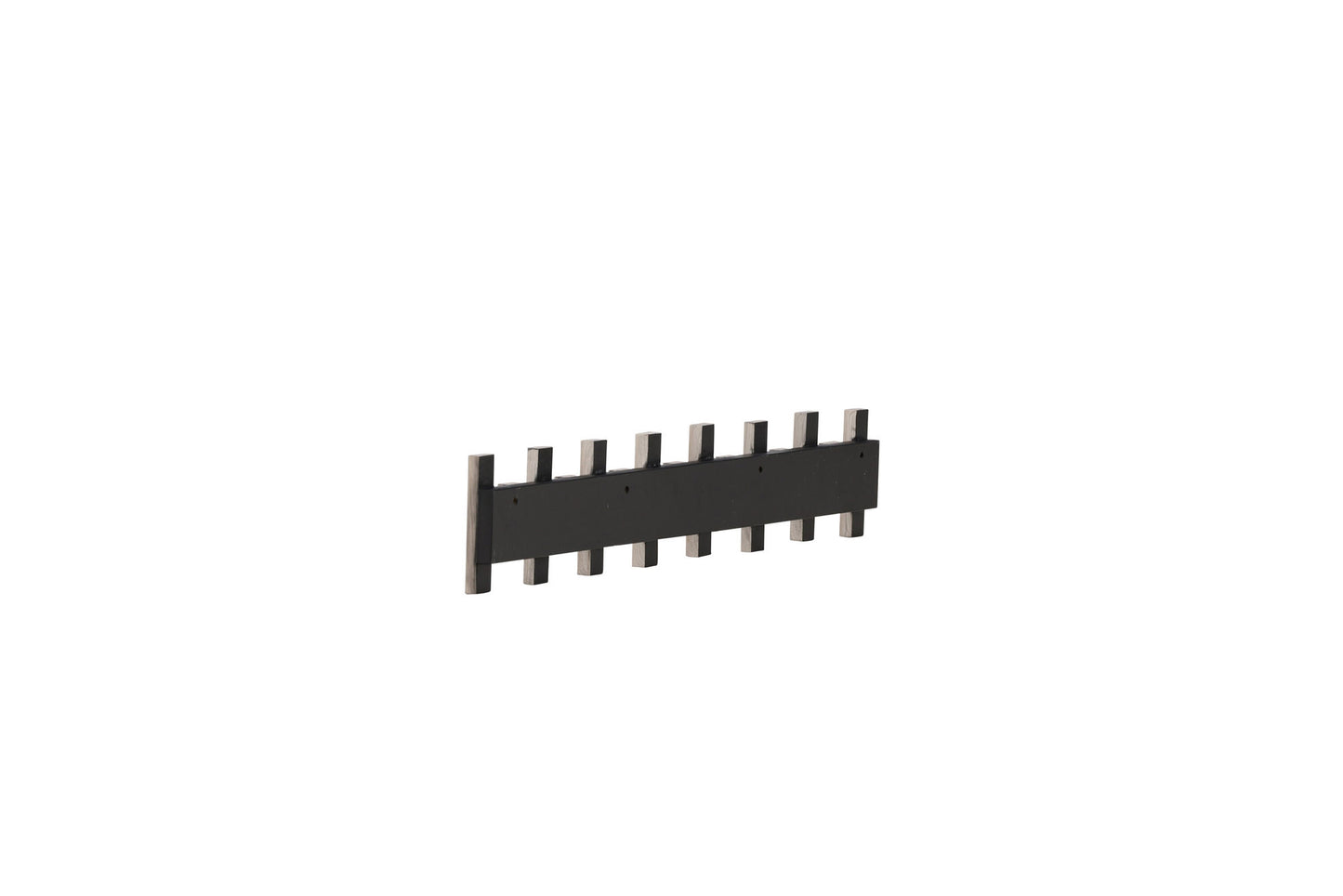 Nimes Knagerække 75x3,5x13cm - Sort/Lyst træ