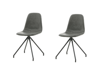 Polar spisebordsstole - sort - 2 stk. - billede 1