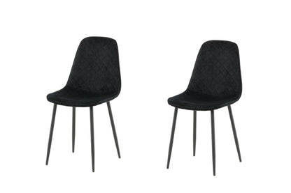 Polar spisebordsstole - sort - 2 stk. - billede 1