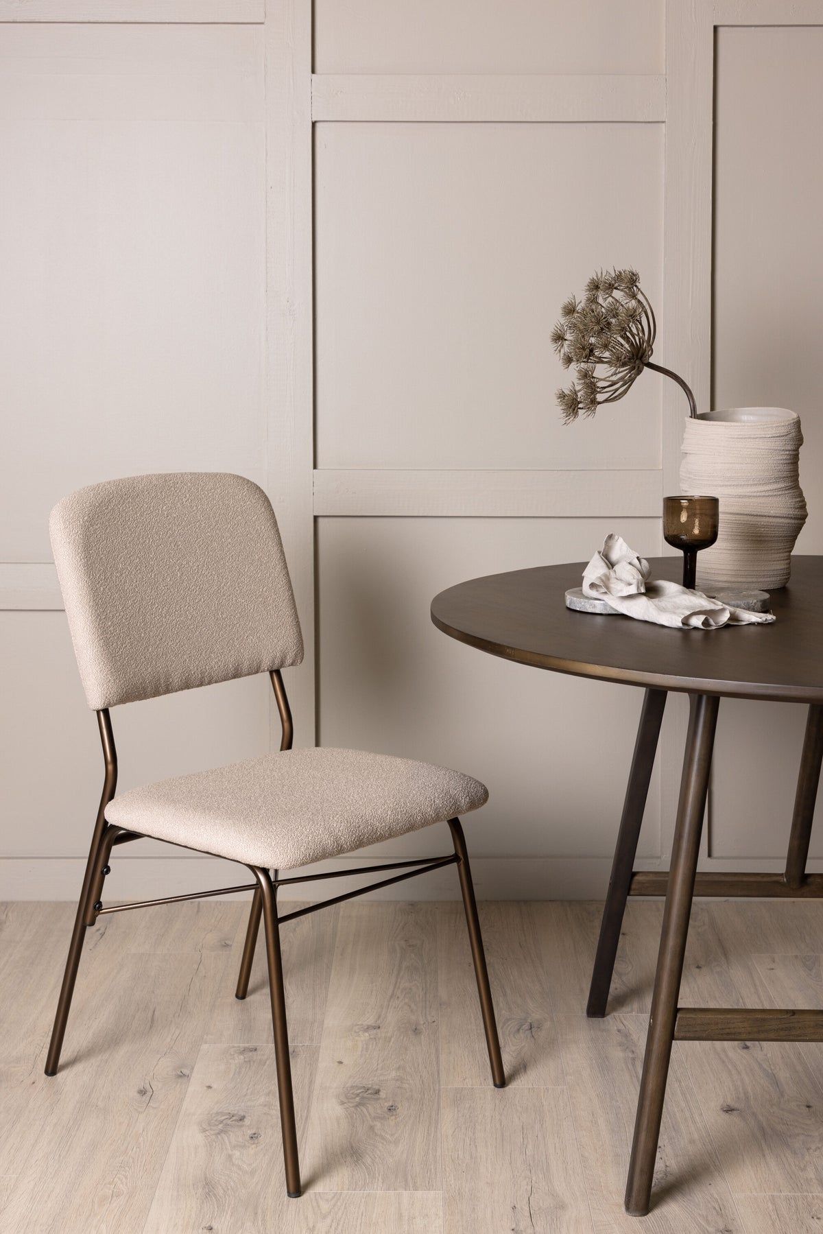 Seda spisebordsstole - beige, brun - 2 stk. - billede 18