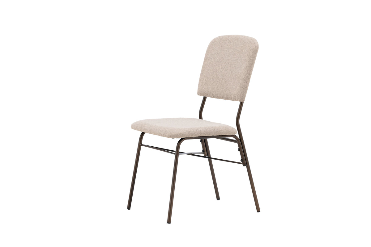 Seda spisebordsstole - beige, brun - 2 stk. - billede 4