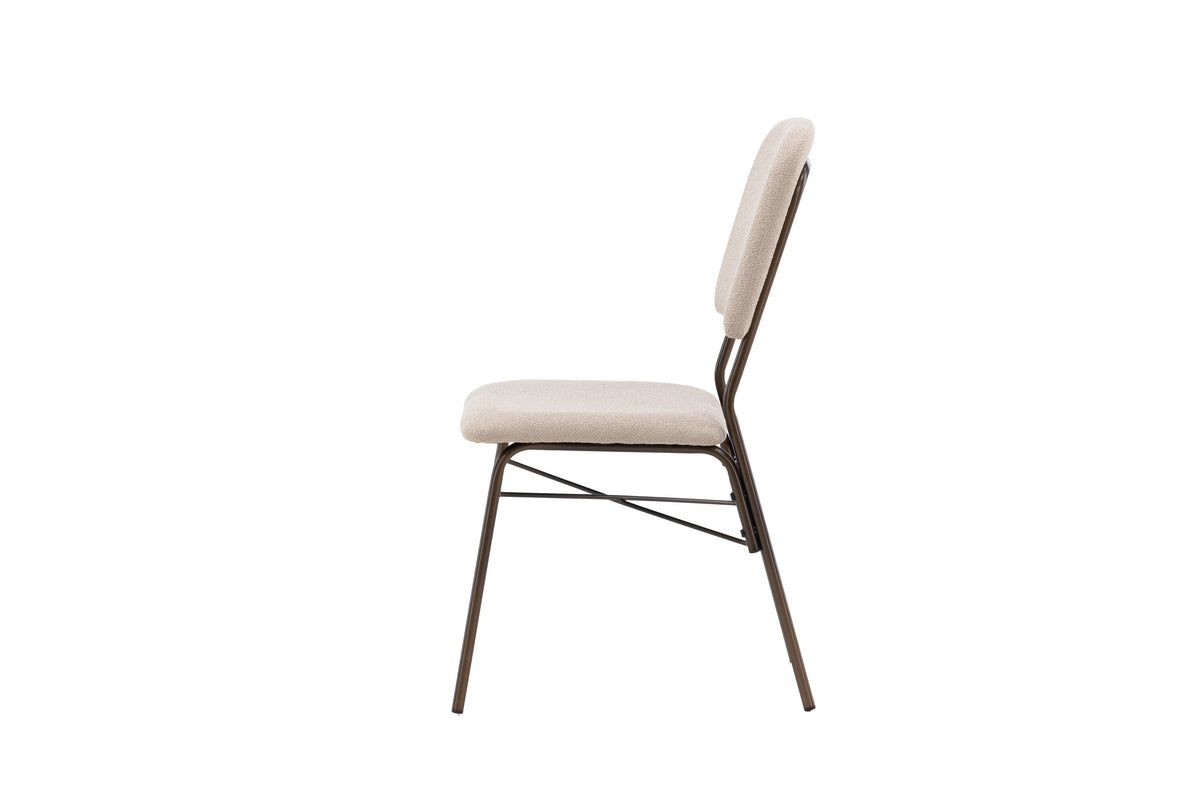 Seda spisebordsstole - beige, brun - 2 stk. - billede 5