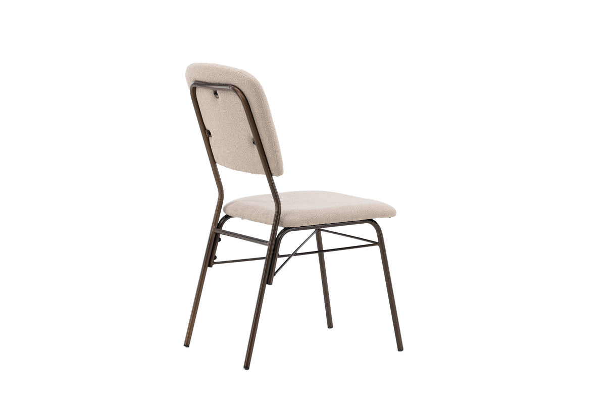 Seda spisebordsstole - beige, brun - 2 stk. - billede 10