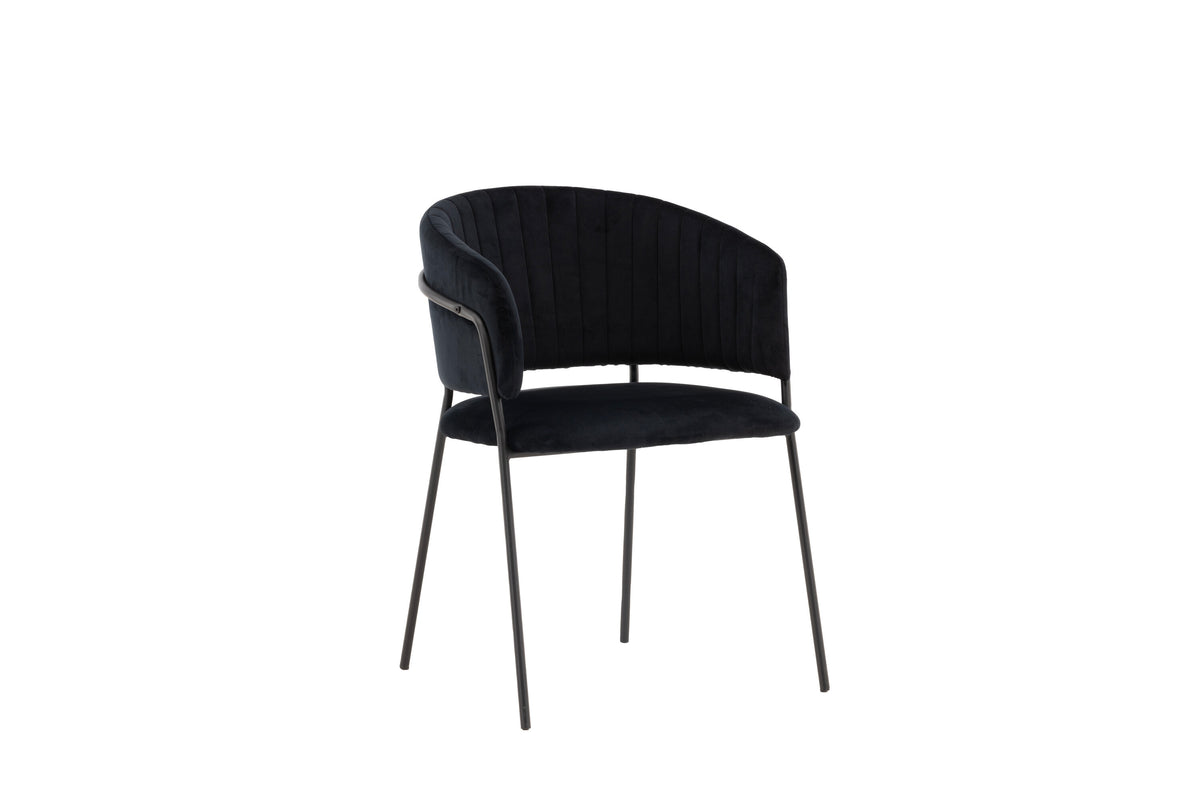 Selma spisebordsstole - sort - 2 stk. - billede 13