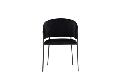 Selma spisebordsstole - sort - 2 stk. - billede 1