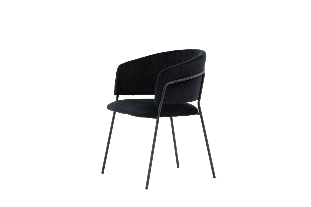 Selma spisebordsstole - sort - 2 stk. - billede 4