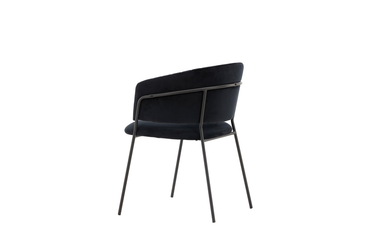Selma spisebordsstole - sort - 2 stk. - billede 6
