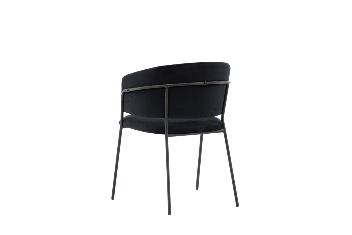 Selma spisebordsstole - sort - 2 stk. - billede 7
