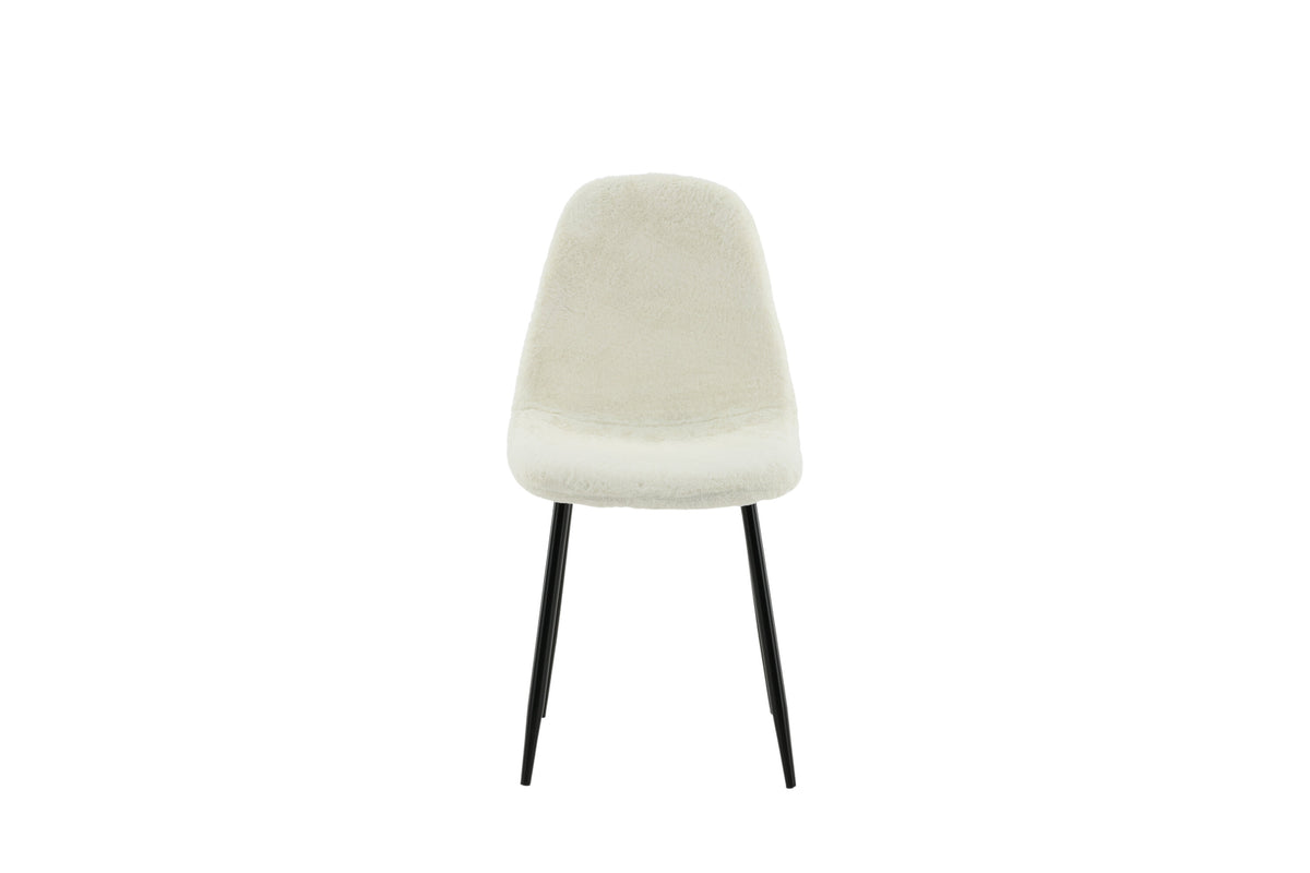 Polar spisebordsstole - sort, hvid - 2 stk. - billede 2