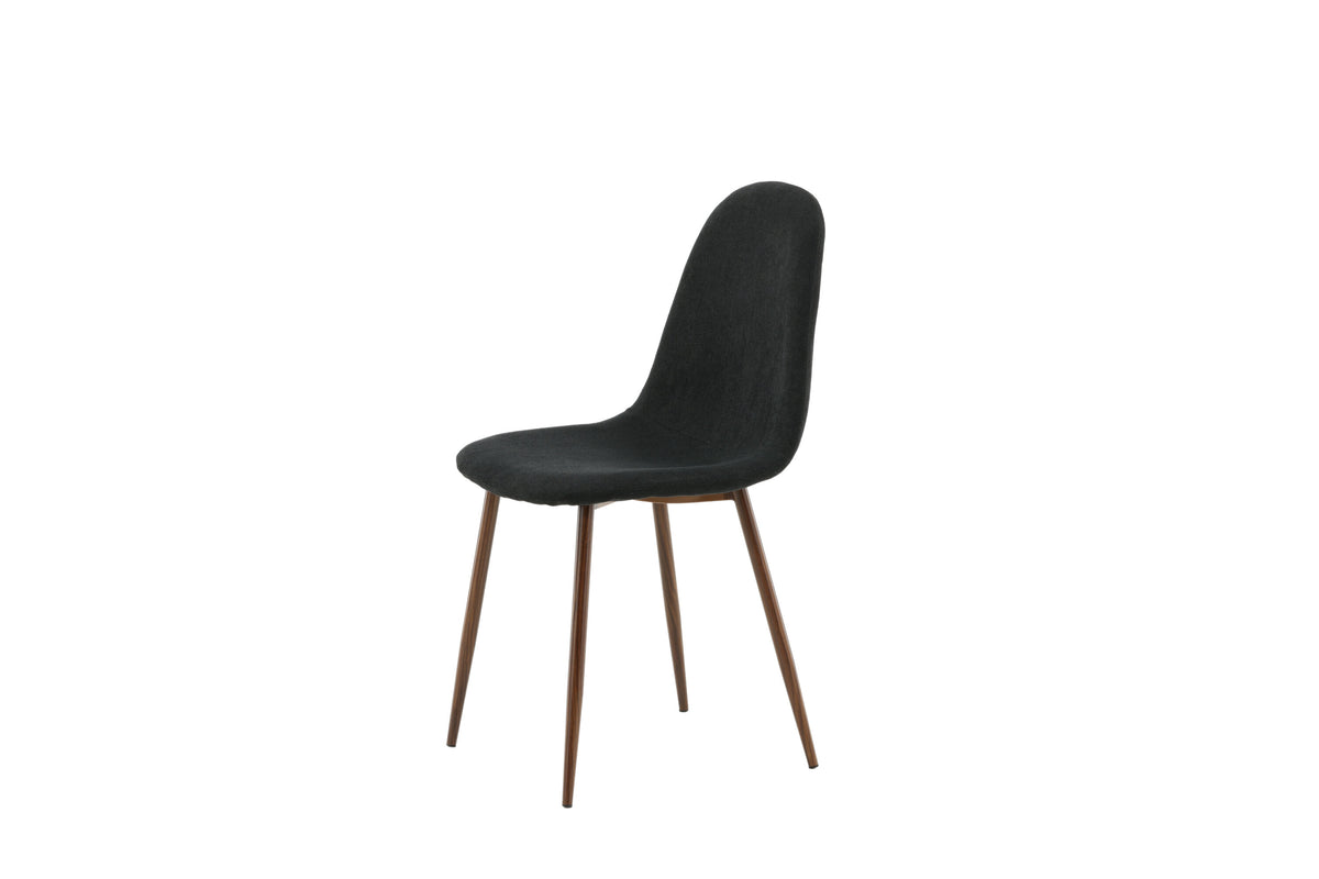 Polar spisebordsstole - sort, natur - 2 stk. - billede 4