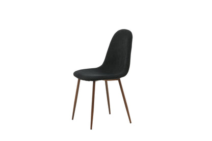 Polar spisebordsstole - sort, natur - 2 stk. - billede 4