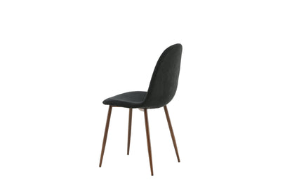 Polar spisebordsstole - sort, natur - 2 stk. - billede 6