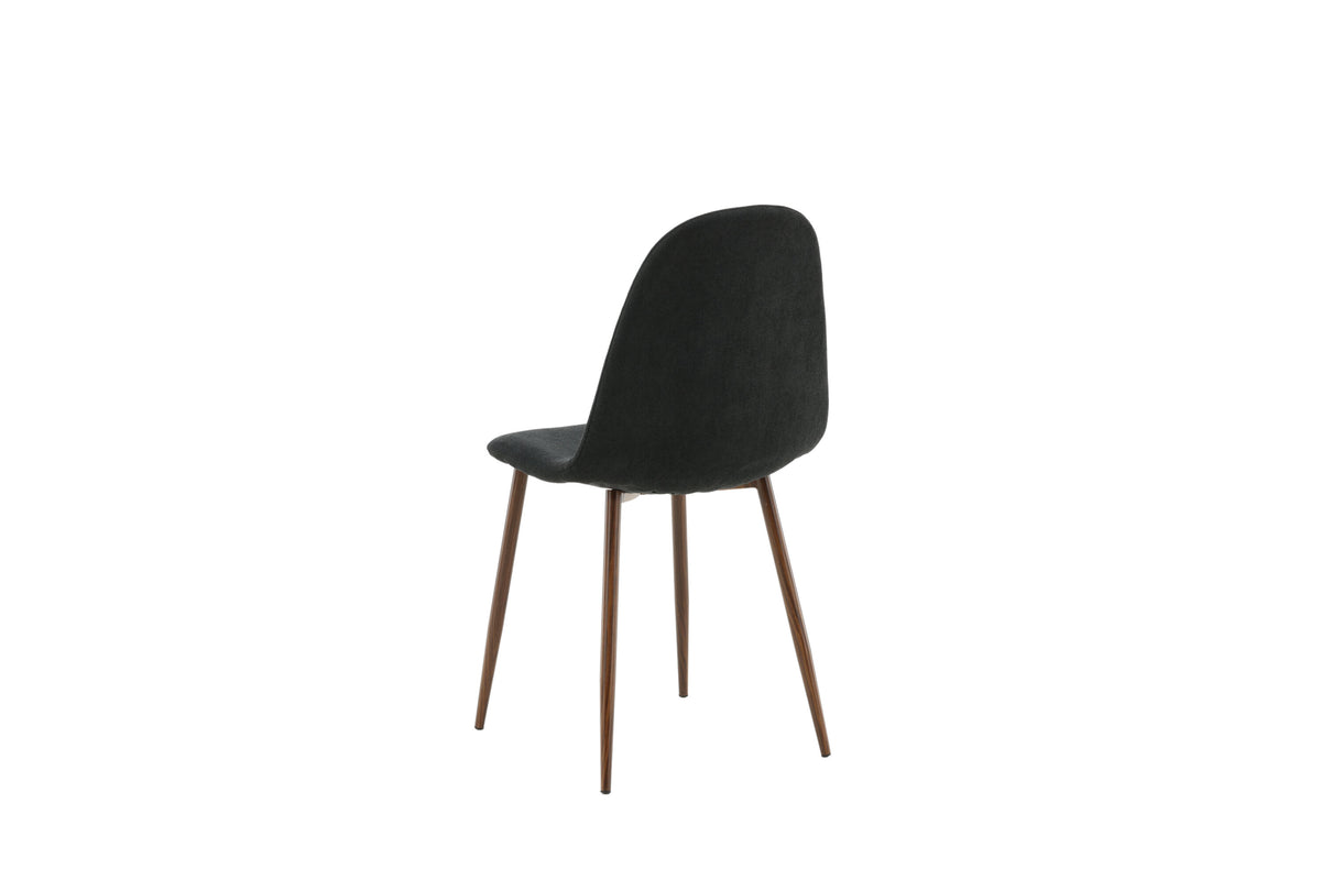 Polar spisebordsstole - sort, natur - 2 stk. - billede 7