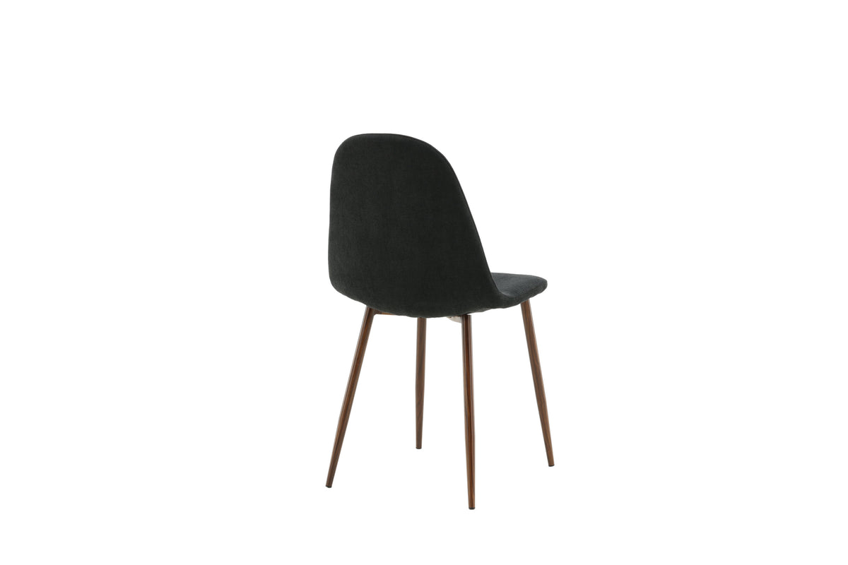 Polar spisebordsstole - sort, natur - 2 stk. - billede 9