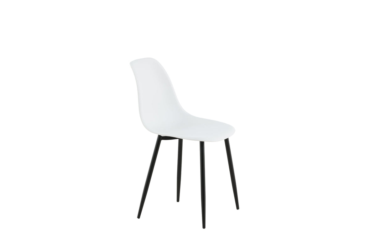 Polar spisebordsstole - sort, hvid - 2 stk. - billede 12
