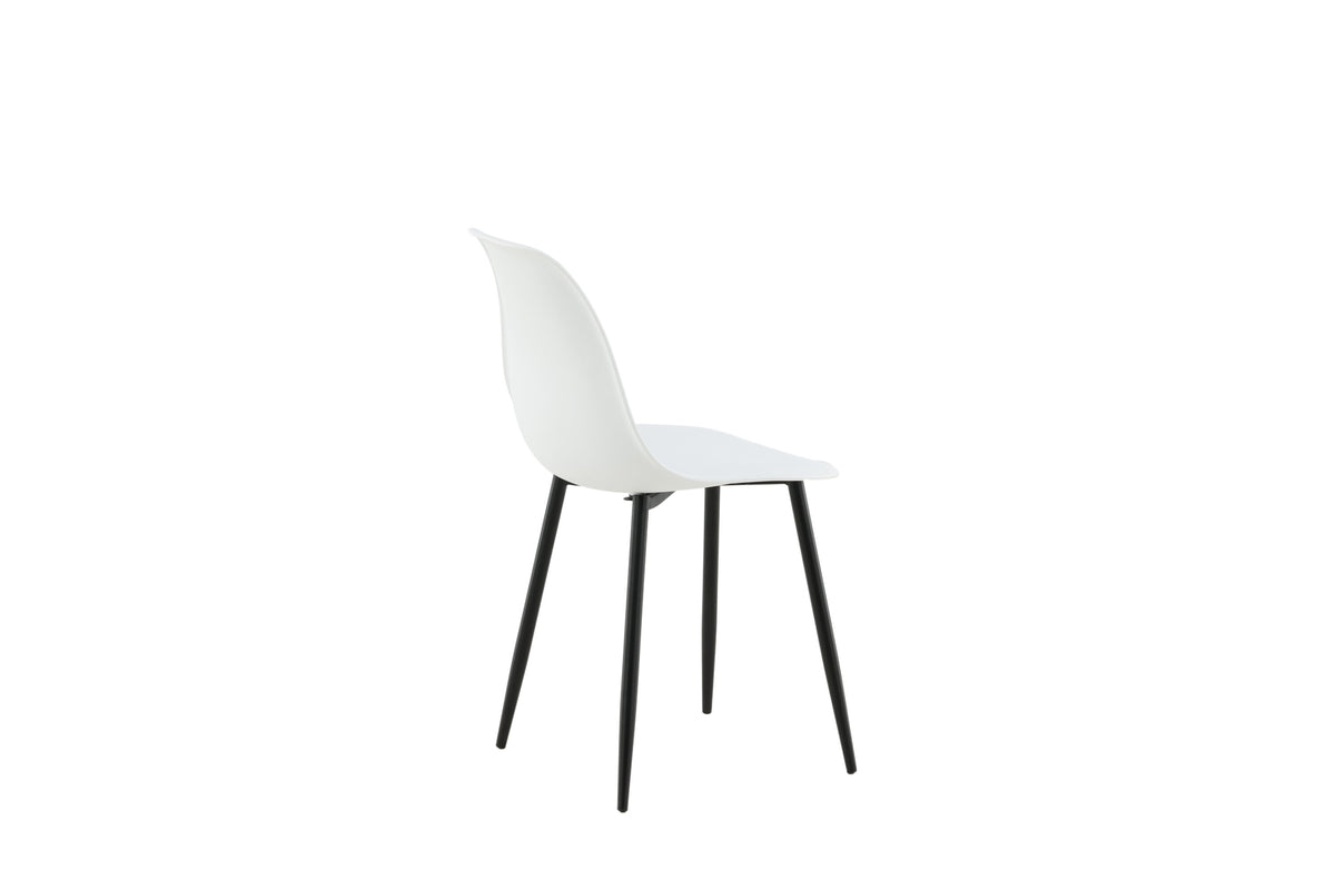 Polar spisebordsstole - sort, hvid - 2 stk. - billede 10