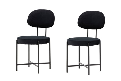Stella spisebordsstole - sort - 2 stk. - billede 2