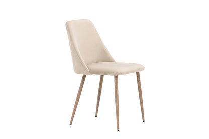 Night spisebordsstole - valnøddefarvet, beige - 2 stk. - billede 12