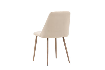 Night spisebordsstole - valnøddefarvet, beige - 2 stk. - billede 7