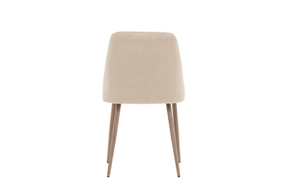 Night spisebordsstole - valnøddefarvet, beige - 2 stk. - billede 8