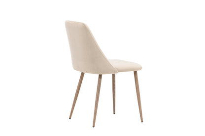 Night spisebordsstole - valnøddefarvet, beige - 2 stk. - billede 10