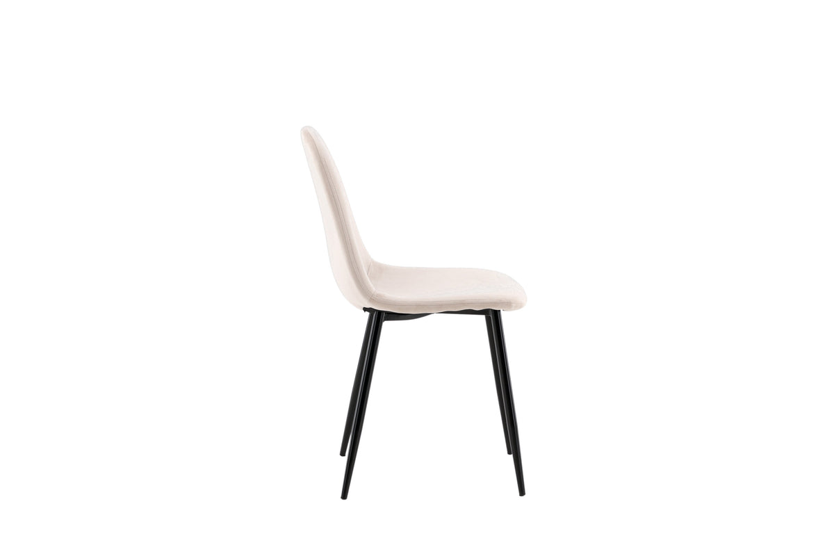 Polar spisebordsstole - beige, sort - 2 stk. - billede 11