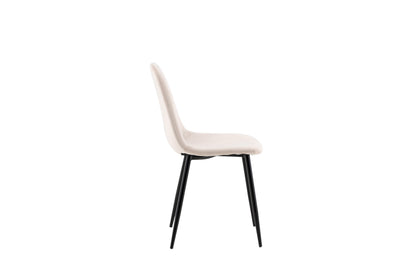 Polar spisebordsstole - beige, sort - 2 stk. - billede 11